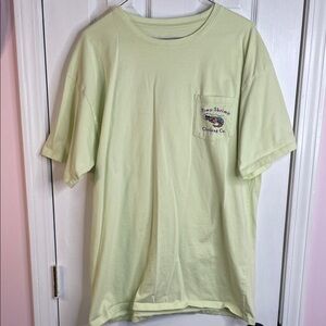 Pimp Shrimp Pocket Tee. Cool tee - Light Yellow Green